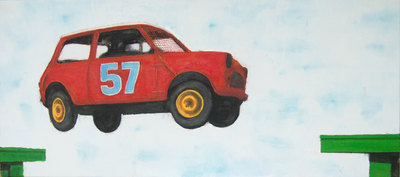 Steve Wright painting 'Number 57' oil on canvas